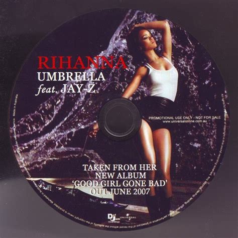 Rihanna Ft Jay-Z - Umbrella (2007, Picture CD, CDr) | Discogs