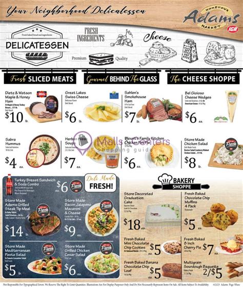 Adams hometown market Weekly ad valid from 06/02/2023 to 06/08/2023 - MallsCenters