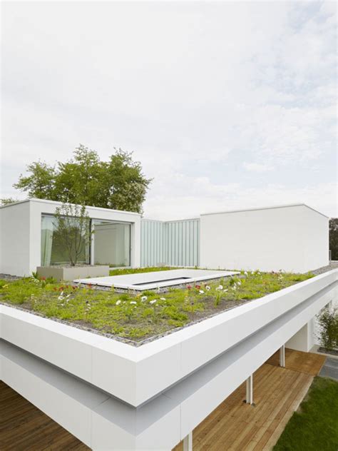 The Distinct and Simple Rooftop Garden of House S | Home Design Lover