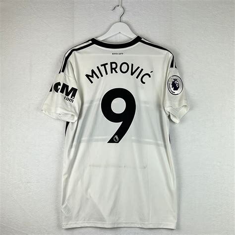 Fulham 2018/2019 Match Issued Home Shirt - Mitrovic 9 – Casual Football ...