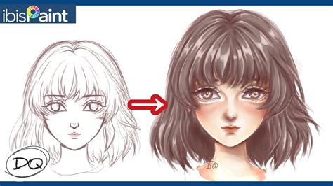 Cara Menggambar Rambut Anime Tutorial Ibis Paint X – Otosection