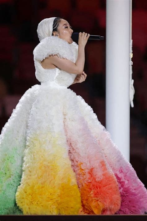 Misia Wore a Cotton-Candy Gown to Perform the Japanese National Anthem ...