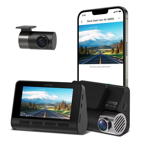 70mai A800S 4K Dashcam Rear Car Camera Set | ubicaciondepersonas.cdmx.gob.mx