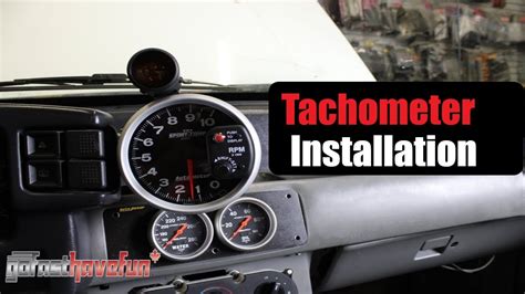 How to Install a Tach / Tachometer Installation (Autometer / Greddy ...