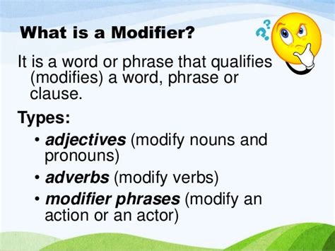 Misplaced Modifiers