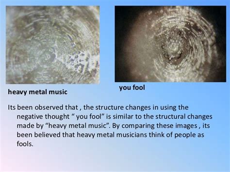 changes in structure of water with emotions