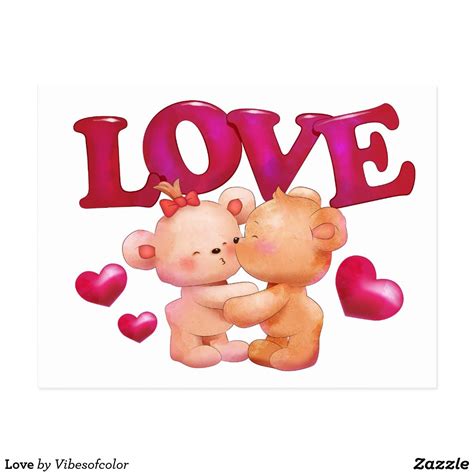 Love Postcard | Zazzle.com | Postcard, Greeting cards, Cards