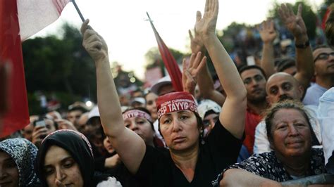 'I love Turkey': Jubilant Erdogan supporters celebrate coup failure ...