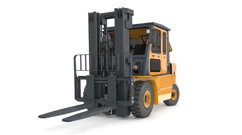 3D Forklift Animated with Cabinet - TurboSquid 2054718