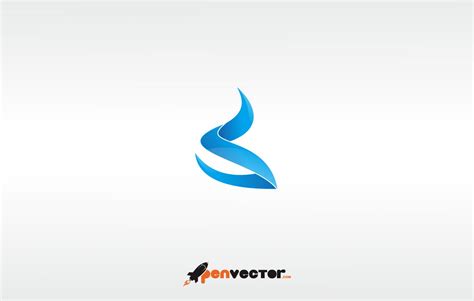 letter S logo design Free Vector