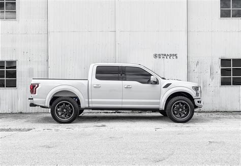 Clean Looking White Ford F-150 with Custom Strasse Rims — CARiD.com Gallery