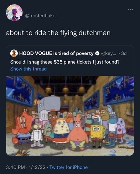 LMAOOOO not the flying dutchman 🤣 in 2022 | Spongebob funny, Funny animal jokes, Funny relatable ...