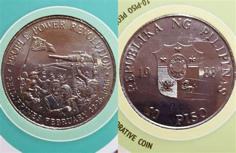 10-Peso People Power commemorative coin : r/Philippines