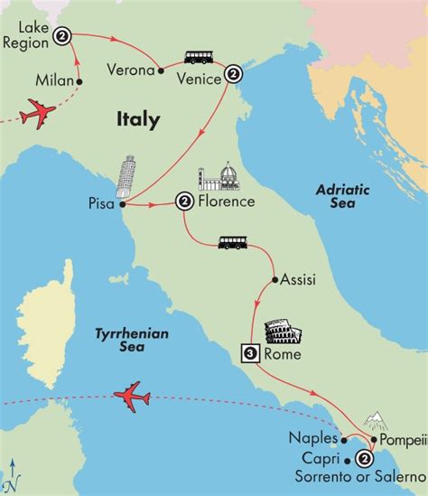 Italian Lakes, Venice, Florence, Rome, Sorrento Italy Tour ...