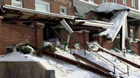 Roofs collapse under heavy snow