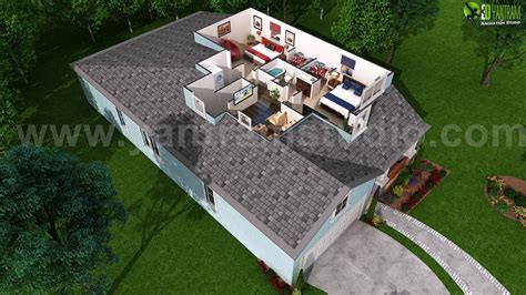 3D Floor Plan for Second Floor Plan | Architecture 3D Floor Plan Design | yantramstudio