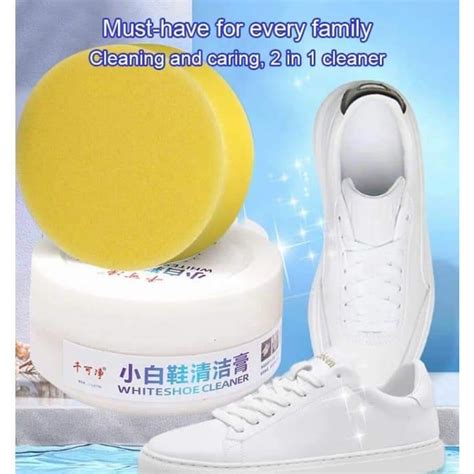 White shoes cleaner/Shoes sole whitener / shoe care Clean Brushes Deep Cleans and Reconditions ...