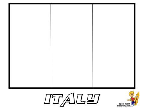 Italy Flag Coloring Page Free at YesColoring | Flag coloring pages, France flag, Flag crafts