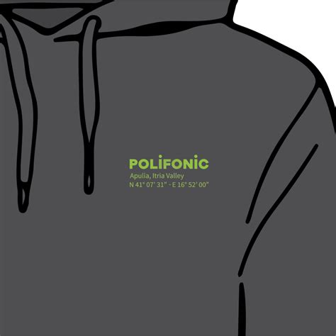 BOX LOGO HOODIE DARK GREY | POLIFONIC