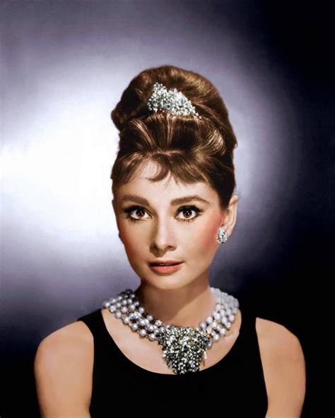 Unknown - Audrey Hepburn "Breakfast at Tiffany's" - Colorized Fine Art Print, Photograph: For ...