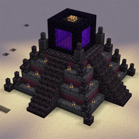 Beautiful design of the nether portal.: Minecraft in 2021 | Minecraft designs, Minecraft ...