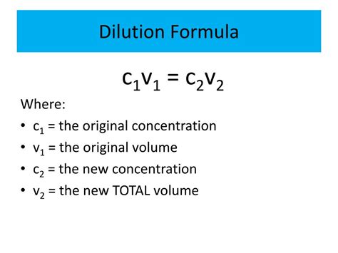 PPT - Preparing Solutions with Dilutions PowerPoint Presentation, free download - ID:2225449