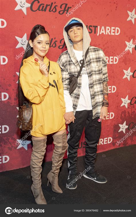 Jenna Ortega Asher Angel Attend Just Jared 7Th Annual Halloween – Stock Editorial Photo ...