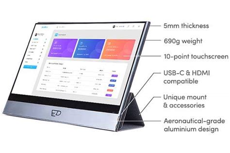 Espresso Ultra Thin Portable Touch Screen Monitor | Gadgetsin