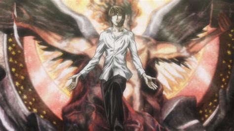 Are there any pictures of just the angel behind light in this frame? : r/deathnote