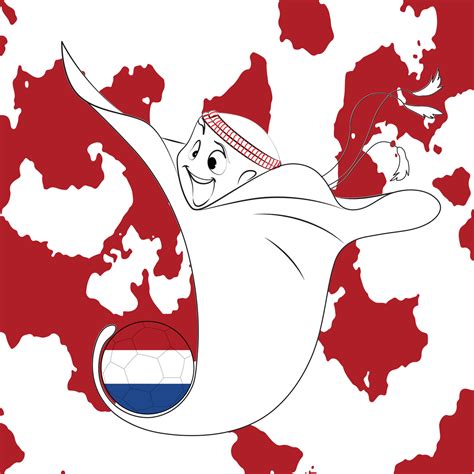 Mascot with Netherlands Flag 15265877 Vector Art at Vecteezy