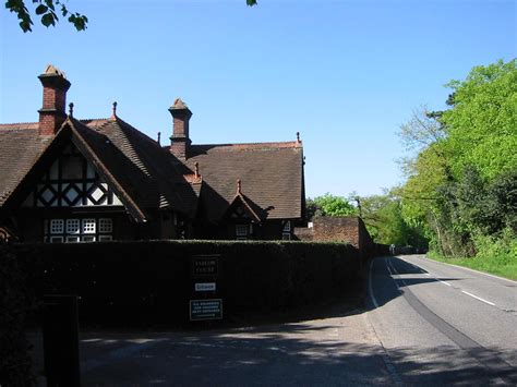 Taplow: At the main entrance to Taplow Court