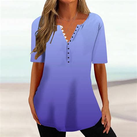 Aloohaidyvio Terra and Sky Tops Plus Size Clearance,Womens Tops Fashion ...