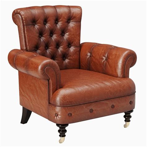 Classic Leather Armchair 3D model | CGTrader