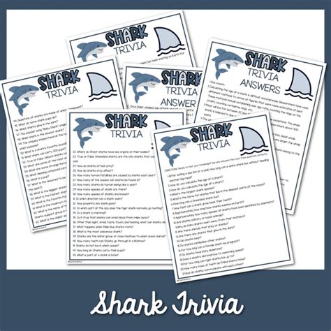 Shark Trivia Questions – MicheleTripple