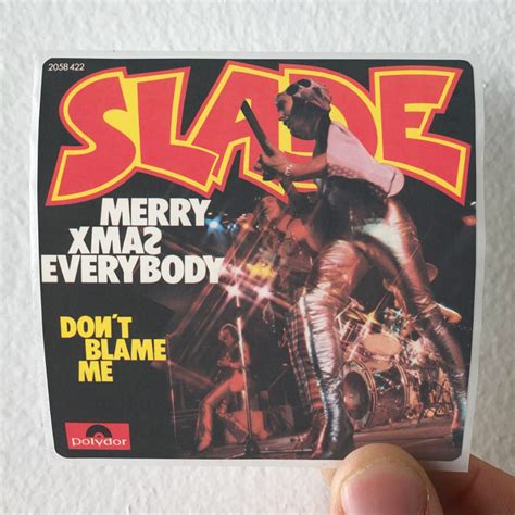 Slade Merry Xmas Everybody Album Cover Sticker