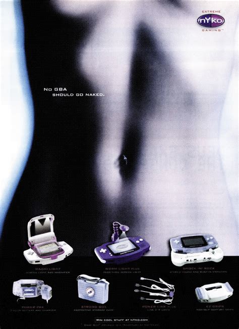 image therapy : Game Boy Advance Accessories Ad (2001)