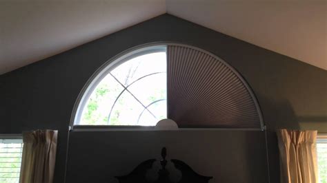 Arch Window Blinds Movable