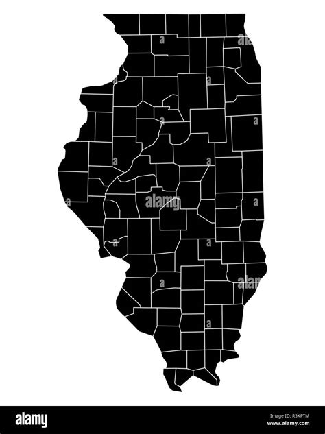 map of illinois Stock Photo - Alamy