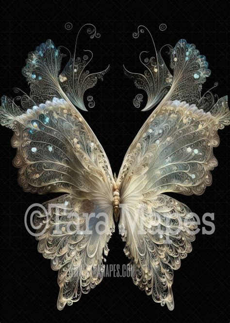 Fairy Wing Overlay - Butterfly Fairy Wing Overlay - Glowing Butterfly Digital Wings - Glitter ...