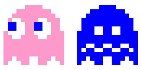 Pac-Man Pinky & Blue Ghost Animated Cursor - Sweezy Cursors