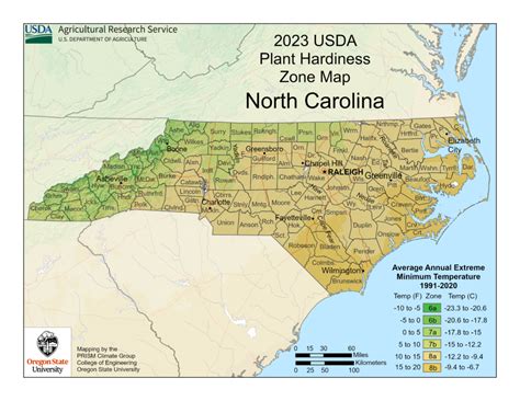 USDA Hardiness Zone Map Update | N.C. Cooperative Extension