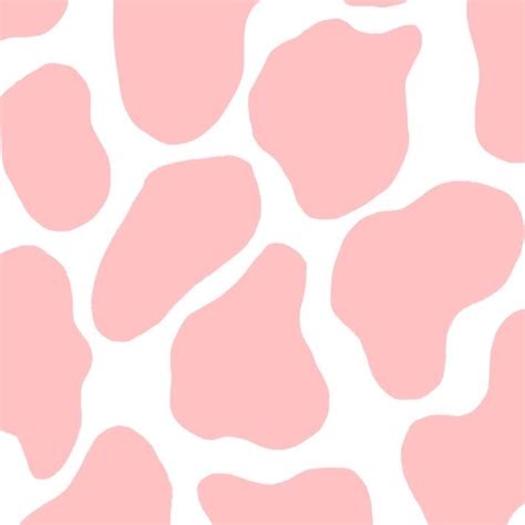 Aesthetic Pink Cow Print Wallpaper