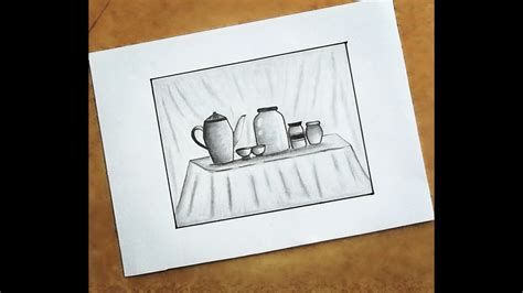 Easy Still Life Pencil Shading