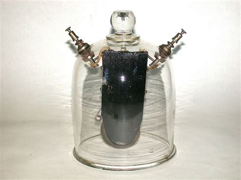 Bell Jar Vacuum Sound experiment Early 20th century - Fleaglass