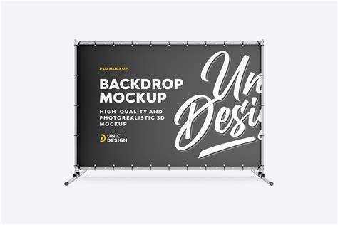 Backdrop Mockup | Advertising Mockups ~ Creative Market