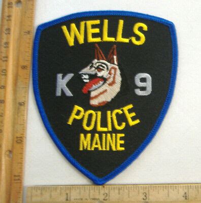 WELLS MAINE POLICE FABRIC PATCH | eBay