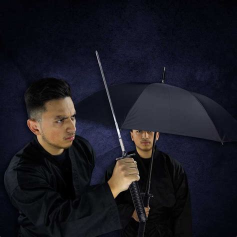 Concealed Umbrella Sword - Self Defense Umbrellas - Black Umbrella Sword