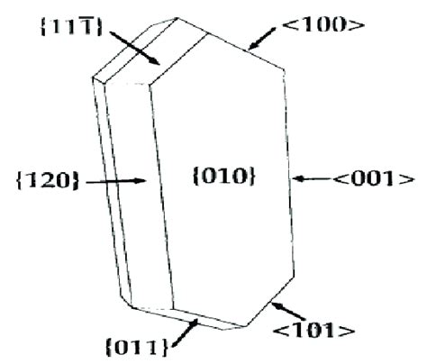 Crystal morphology of gypsum [75] | Download Scientific Diagram