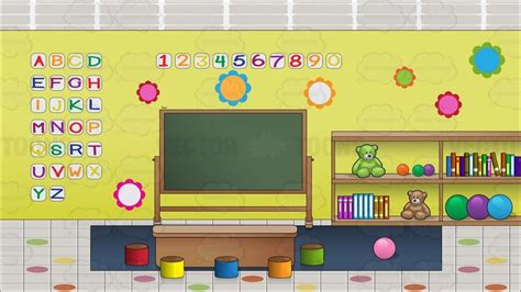 Inside A Preschool Classroom Background | Classroom background ...