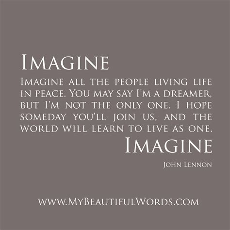 John Lennon Quotes Imagine. QuotesGram